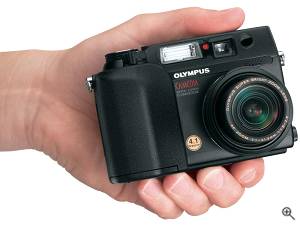 Olympus' Camedia C-4040 Zoom digital camera. Courtesy of  Olympus. Click for a bigger picture!