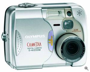 Olympus' Camedia D-40 Zoom digital camera. Courtesy of Olympus America Inc. Click for a bigger picture!
