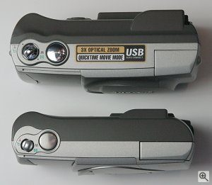 Olympus' Camedia D-520 digital camera compared to the D-510. Copyright &copy; 2002, The Imaging Resource. All rights reserved.