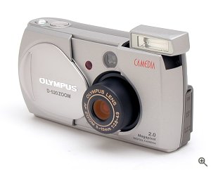 Olympus' Camedia D-520 digital camera. Copyright &copy; 2002, The Imaging Resource. All rights reserved.