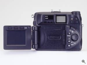 Nikon's Coolpix 5000 digital camera. Courtesy of Nikon Inc. Click for a bigger picture!