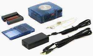 Canon's CP10 dye sublimation printer with bundled accessories. Courtesy of Canon.