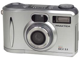 Praktica's DCZ 2.1 digital camera. Courtesy of Pentacon Dresden.
