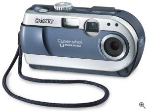 Sony's DSC-P20 digital camera. Courtesy of Sony. Click for a bigger picture!
