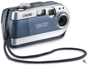 Sony's DSC-P20 digital camera. Courtesy of Sony. Click for a bigger picture!