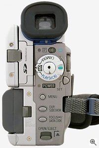 Canon's Elura 40MC digital camcorder. Courtesy of Canon, with modifications by Michael R. Tomkins.