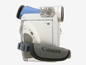 Canon's Elura 40MC digital camcorder. Courtesy of Canon, with modifications by Michael R. Tomkins.