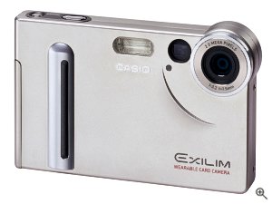 Casio's Exilim EX-S2 digital camera. Courtesy of Casio, with modifications by Michael R. Tomkins.