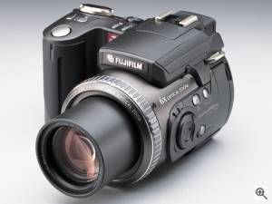 Fuji's FinePix 6900Z digital camera. Courtesy of  Fuji. Click for a bigger picture!