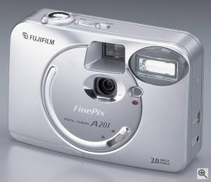 Fuji's FinePix A201 digital camera. Courtesy of FujiFilm. Click for a bigger picture!