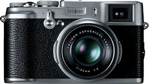 Fujifilm's FinePix X100 digital camera. Photo provided by Fujifilm Corp. Click for a bigger picture!