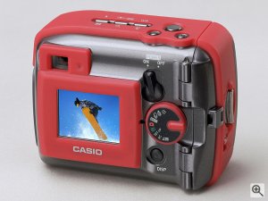 Casio's G.BROS GV-10 digital camera. Courtesy of Casio Computer Co. Ltd. Click for a bigger picture!