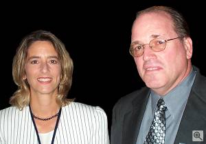 The International Imaging Industry Association's co-executive directors, Lisa Walker and Michael Nier. Courtesy of the I3A - click for a bigger picture!