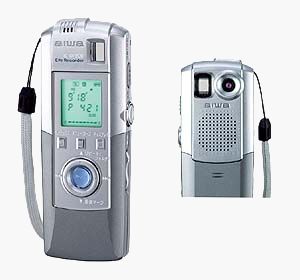 Aiwa'a IC-DP200 'Eye Recorder'. Courtesy of Aiwa Co. Ltd., with modifications by Michael R. Tomkins.