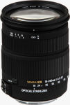 Sigma's 18 - 200mm F3.5 - 6.3 DC OS lens. Courtesy of  Sigma, with modifications by Michael R. Tomkins.