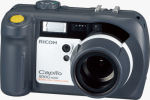 Ricoh's Caplio 500G Wide digital camera. Courtesy of Ricoh, with modifications by Michael R. Tomkins. Click for a bigger picture!