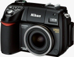 Nikon's Coolpix 8400 digital camera. Courtesy of Nikon, with modifications by Michael R. Tomkins.