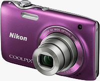 Nikon's Coolpix S3100 digital camera. Photo provided by Nikon Inc.
