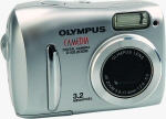 Olympus' Camedia D-535Z digital camera. Courtesy of Olympus, with modifications by Michael R. Tomkins.