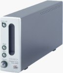 Minolta's DiMAGE Scan Elite 5400 film scanner. Courtesy of Minolta, with modifications by Michael R. Tomkins.