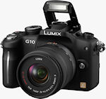 Panasonic's Lumix DMC-G10 digital camera. Photo provided by Panasonic Consumer Electronics Co.