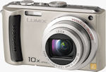 Panasonic's Lumix DMC-TZ50 digital camera. Courtesy of Panasonic, with modifications by Michael R. Tomkins.