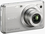 Sony's Cyber-shot DSC-W220 digital camera. Photo provided by Sony Electronics Inc.