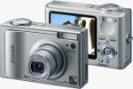 Fujifilm's FinePix F11 Zoom digital camera. Courtesy of Fujifilm, with modifications by Michael R. Tomkins.