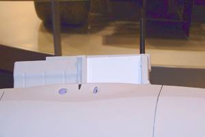 Canon's BJC-8200 inkjet printer with Bluetooth module attached. Copyright (c) 2001, LetsGoDigital.nl. Used by permission.