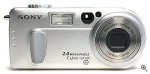 Sony's Cyber-shot DSC-P2 digital camera. Courtesy of LetsGoDigital.nl. Used by permission.