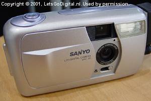 Sanyo's VPC-R1 digital camera. Courtesy of LetsGoDigital.nl.
