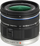 Olympus' M. ZUIKO DIGITAL ED 9-18mm f4.0-5.6 super wide-angle zoom lens. Photo provided by Olympus Corp.