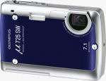 Olympus' Mju 725 SW digital camera. Courtesy of Olympus, with modifications by Michael R. Tomkins.