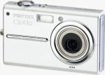 Pentax's Optio T10 digital camera. Courtesy of Pentax, with modifications by Michael R. Tomkins.