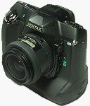 Pentax's unnamed digital SLR.  Copyright (c) 2001, Michael R. Tomkins, all rights reserved.