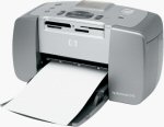 Hewlett Packard's Photosmart 245 photo printer. Courtesy of Hewlett Packard, with modifications by Michael R. Tomkins.