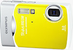 Olympus' Stylus 850 SW digital camera. Courtesy of Olympus, with modifications by Michael R. Tomkins.