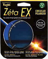 Kenko's Zeta EX Circular Polarizer filter packaging. Photo provided by Kenko Co. Ltd.