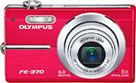 Olympus FE-370 digital camera. Courtesy of Olympus, with modifications by Zig Weidelich.