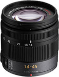 Panasonic  Lumix G Vario 14-45mm f/3.5-5.6 ASPH lens.