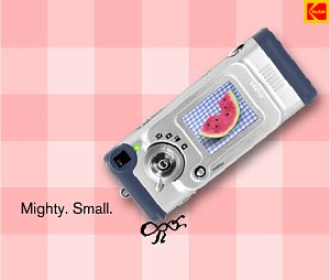Eastman Kodak's LS420 digital camera. Courtesy of Eastman Kodak Co., with modifications by Michael R. Tomkins.