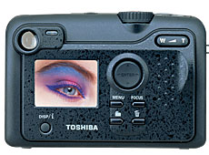 Toshiba's PDR-M71 digital camera. Courtesy of Toshiba Germany.