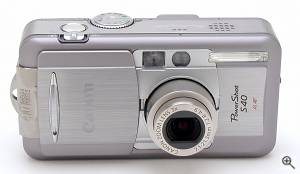 Canon's PowerShot S40 digital camera. Copyright &copy; 2001, The Imaging Resource. All rights reserved. Click for a bigger picture!