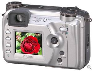 Casio QV4000 digital camera. Courtesy of Casio. Click for a bigger picture!