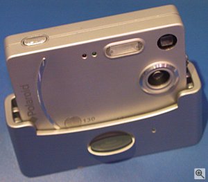Polaroid's iON 130 digital camera. Copyright (c) 2003, Michael R. Tomkins. Click for a bigger picture!