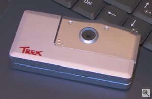 Trek's ThumbDrive camera. Copyright (c) 2003, Michael R. Tomkins. All rights reserved. Click for a bigger picture!