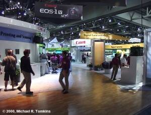Canon's PMA Booth - click for a bigger picture!