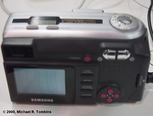 Samsung Digimax 130Z Back View - click for a bigger picture!