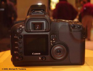 Canon's proposed EOS digital SLR (back view) - click for a bigger picture!