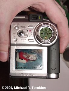 Fuji FinePix 4700 Zoom Rear View - click for a bigger picture!